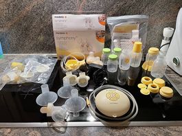 Medela Swing maxi Milchpumpe inkl. symphony Doppelpumpset