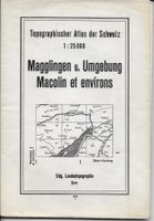 Topographischer Atlas MAGGLINGEN u.U. 1946 (Karte B)