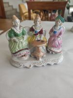 Vintage Porzellanfigur Rokoko – 3 Damen am Kaffeetisch-