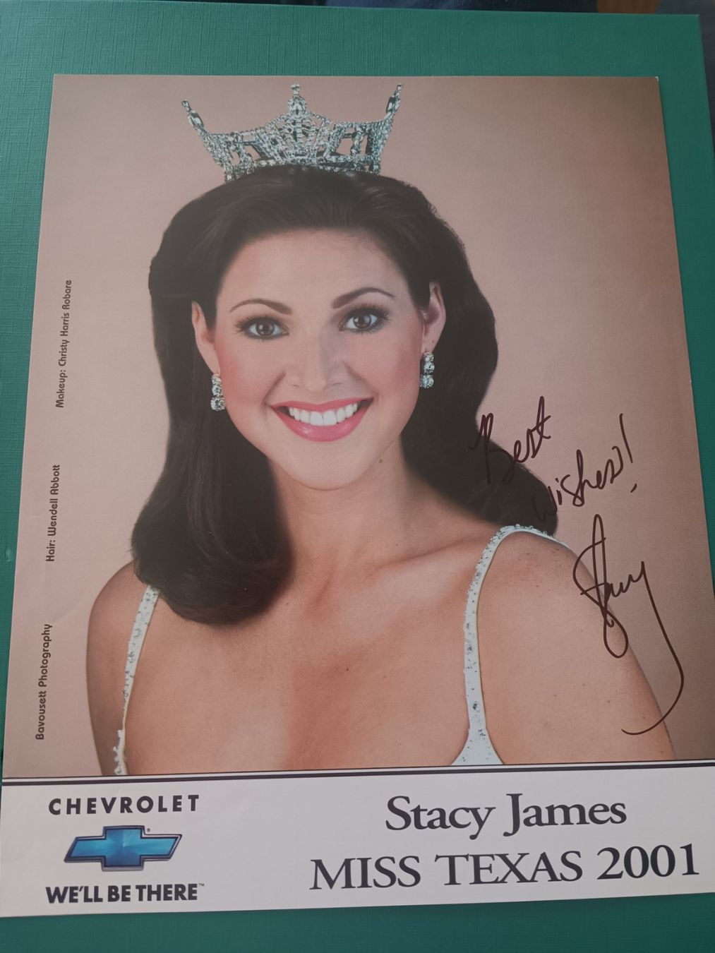 Autografi: Stacy James - handsigniert - 20x25 – Usato da Menziken venduto da Artographs