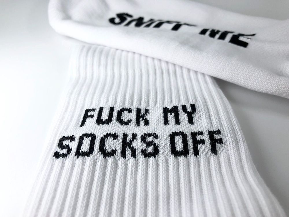 Sk8erboy® SNIFF ME Socks white