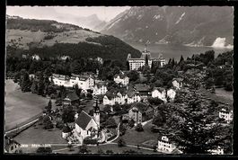 AK Morschach, Teilansicht mit Hotel