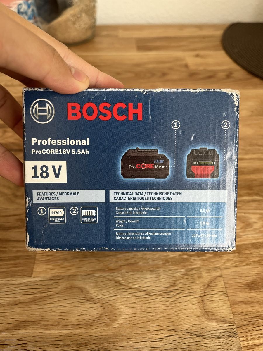 Bosch Batterie: Bosch ProCORE 18V 5.5Ah Akku – Usato da Riehen venduto da wayze 5
