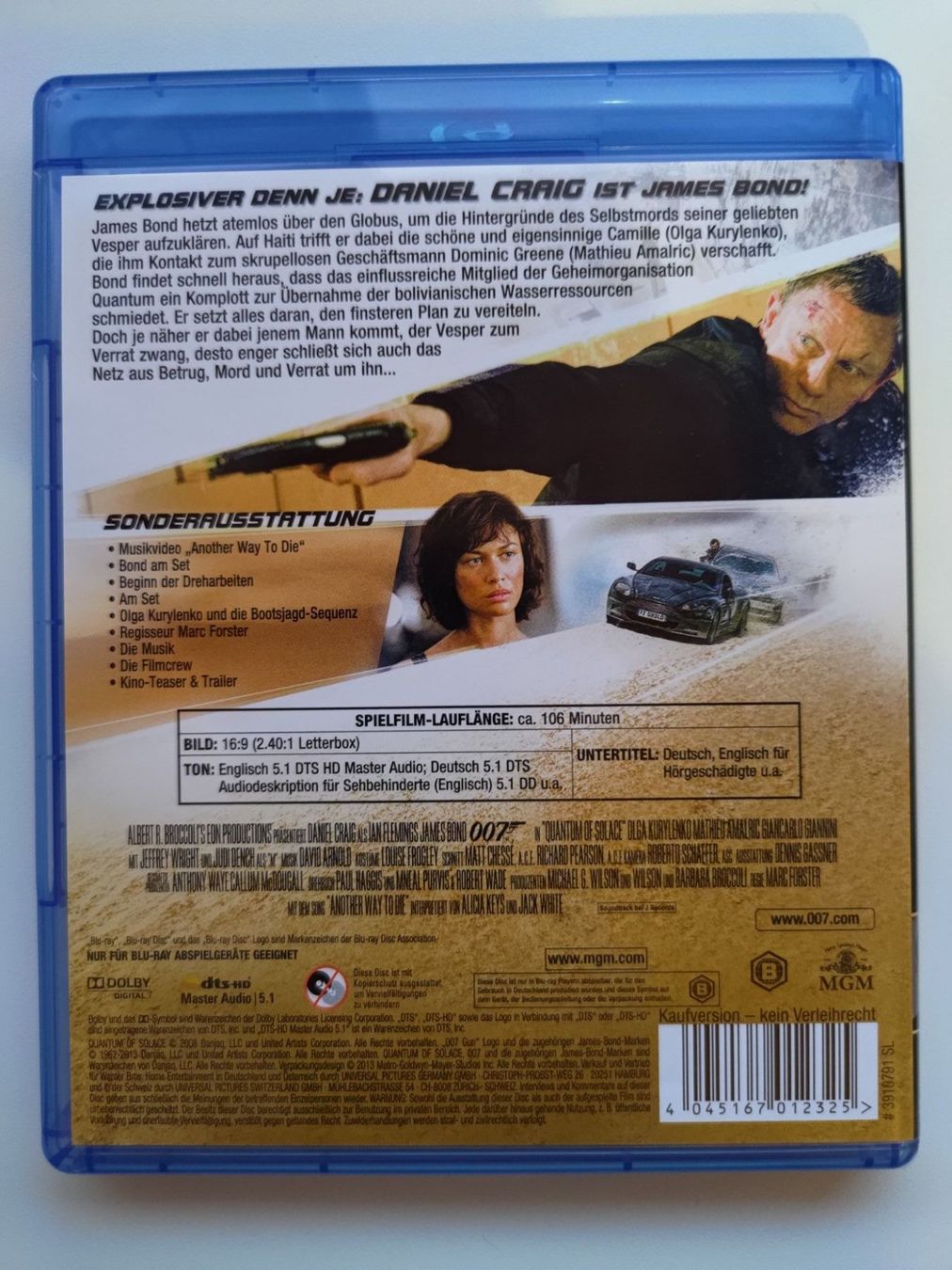 Tutti i DVDs: James Bond 007: Ein Quantum Trost – Usato da Liestal venduto da Kratzilla 2