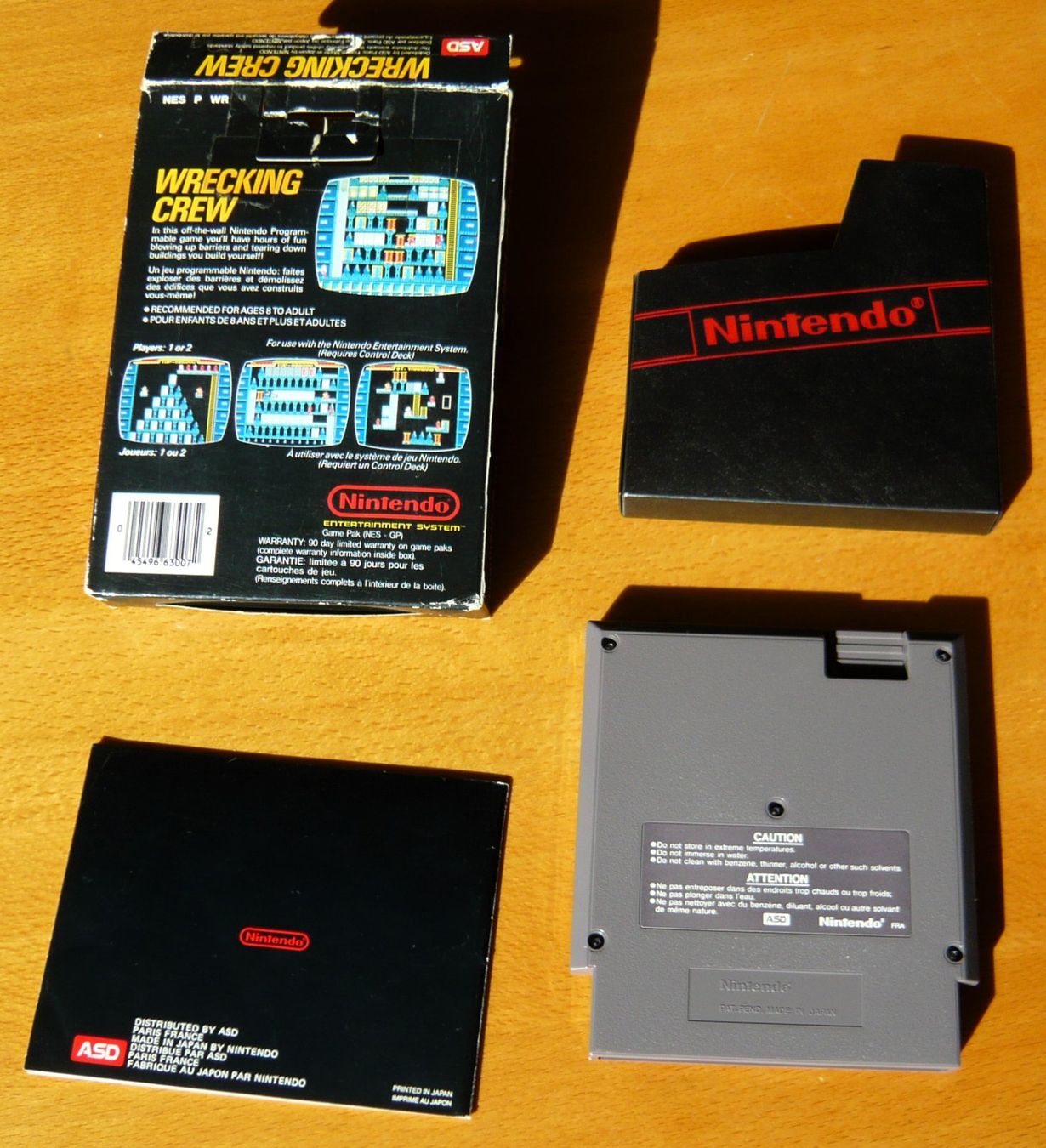 Nintendo Giochi: NES : Wrecking Crew, CIB, Bon état, version rare 5 vis – Usato da Onex venduto da Jaguar1986 3