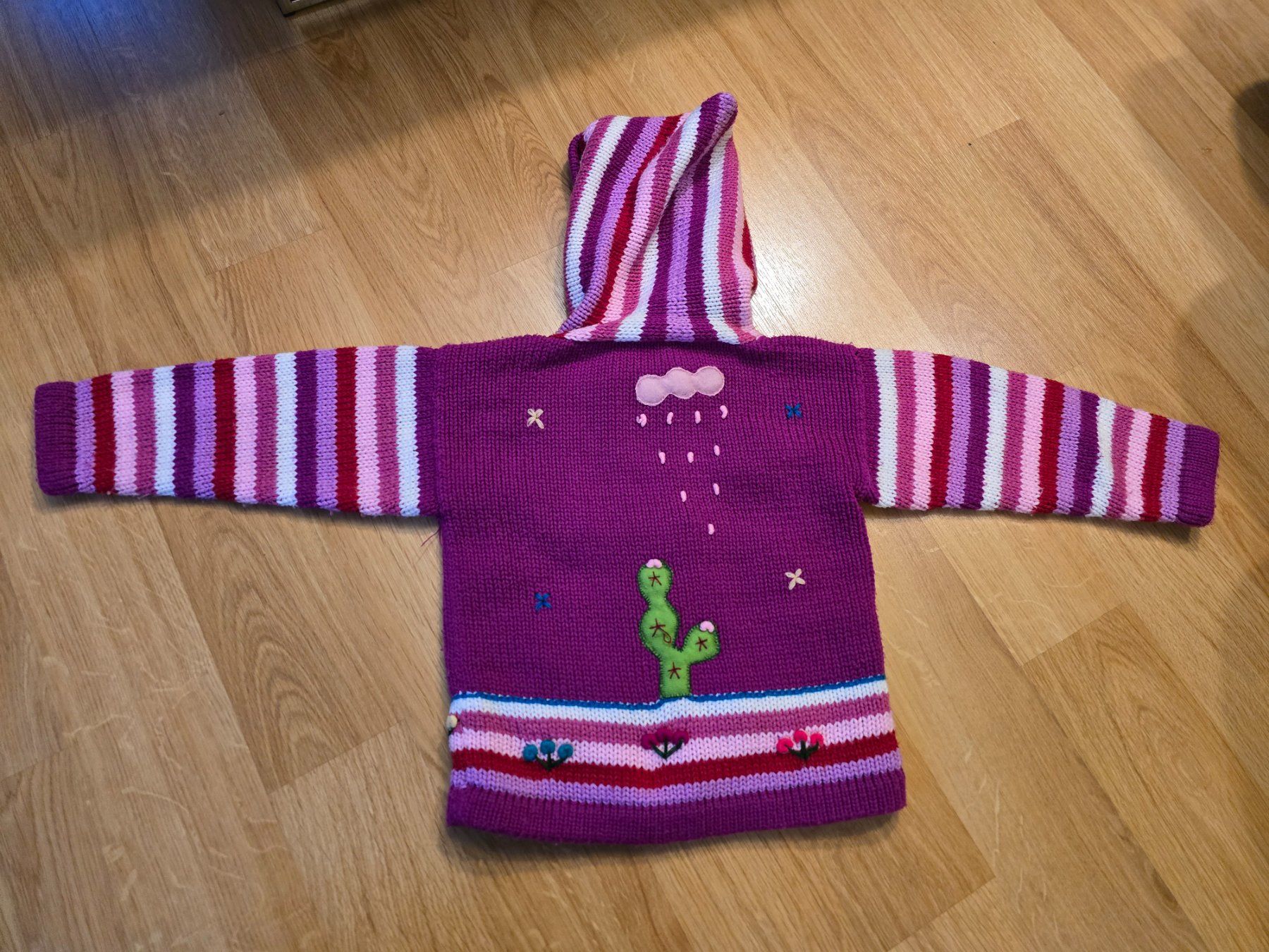 Giacche & Cappotti: Strickjacke ca. Grösse 98 bunt – Usato da Büttikon AG venduto da Amineah 2