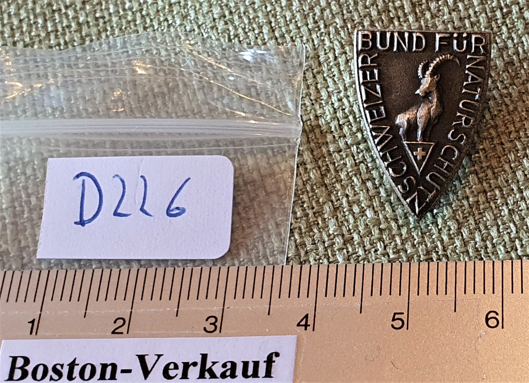 Spille & Fermagli: D226 - Brosche Schweizer Bund für Naturschutz – Usato da Reinach BL venduto da Boston-Verkauf 2