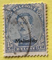 Briefmarken aus Belgien König Albert I. gestempelt 