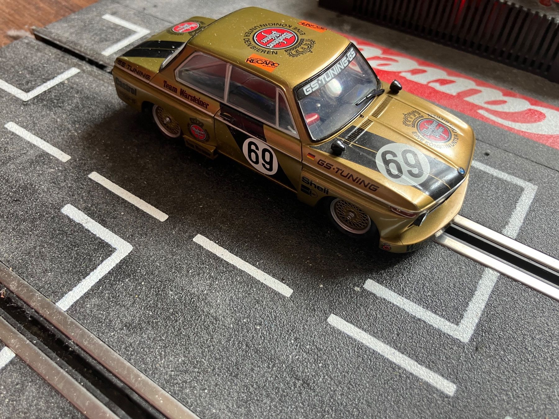 Carrera Piste: Carrera Digital 132 BMW 2002 ti Team Warsteiner 76 – Usato da Möriken AG venduto da schmueke01