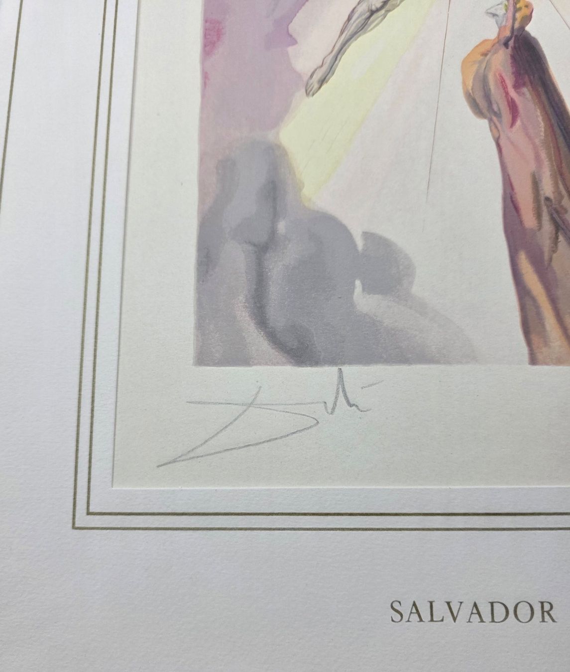 Grafica & Litografie: Salvador Dali - Farblithographie handsigniert – Usato da Dozwil venduto da Lucas-Michel 1