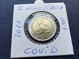 2 Euro Italia COVID  2021 unzirkuliert stgl