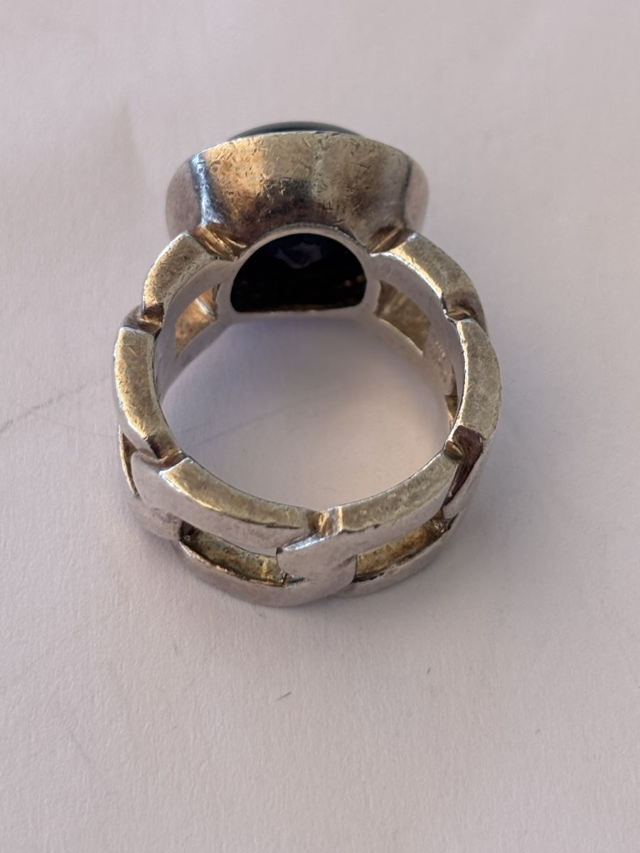 Bagues: Ring Silber 925 /Onix  – D'occasion à Langnau am Albis par flusspflege 5