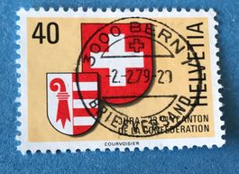 Nr.621 mit Stempel   Kanton Jura Wappen 1978   