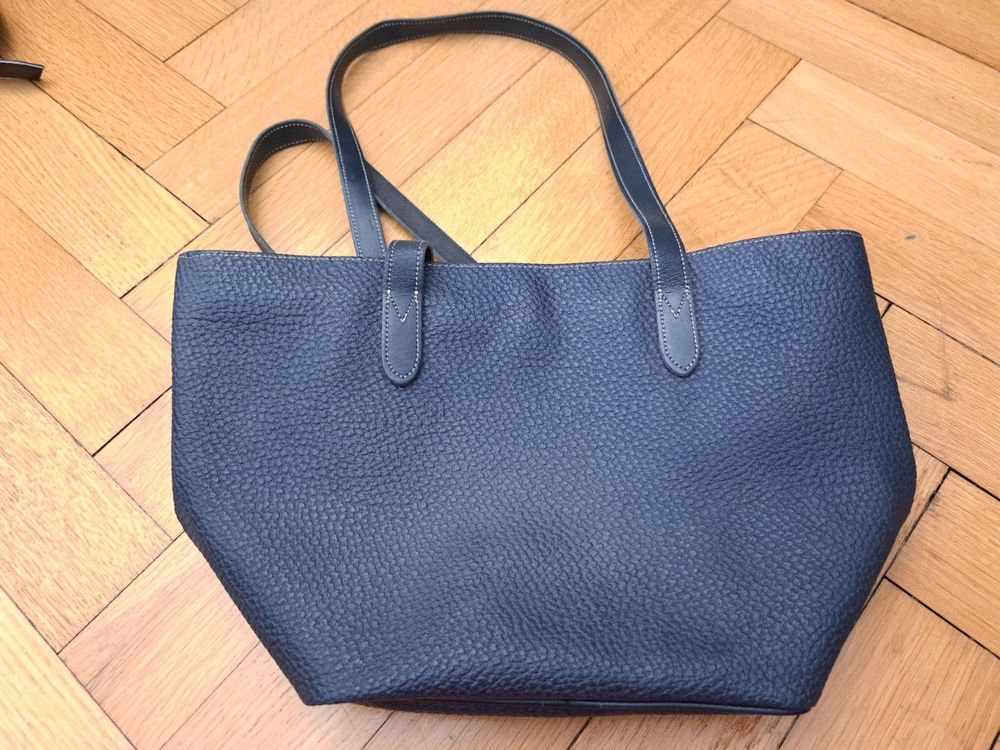 Sac Paquetage Paris Cuir bleu Acheter sur Ricardo