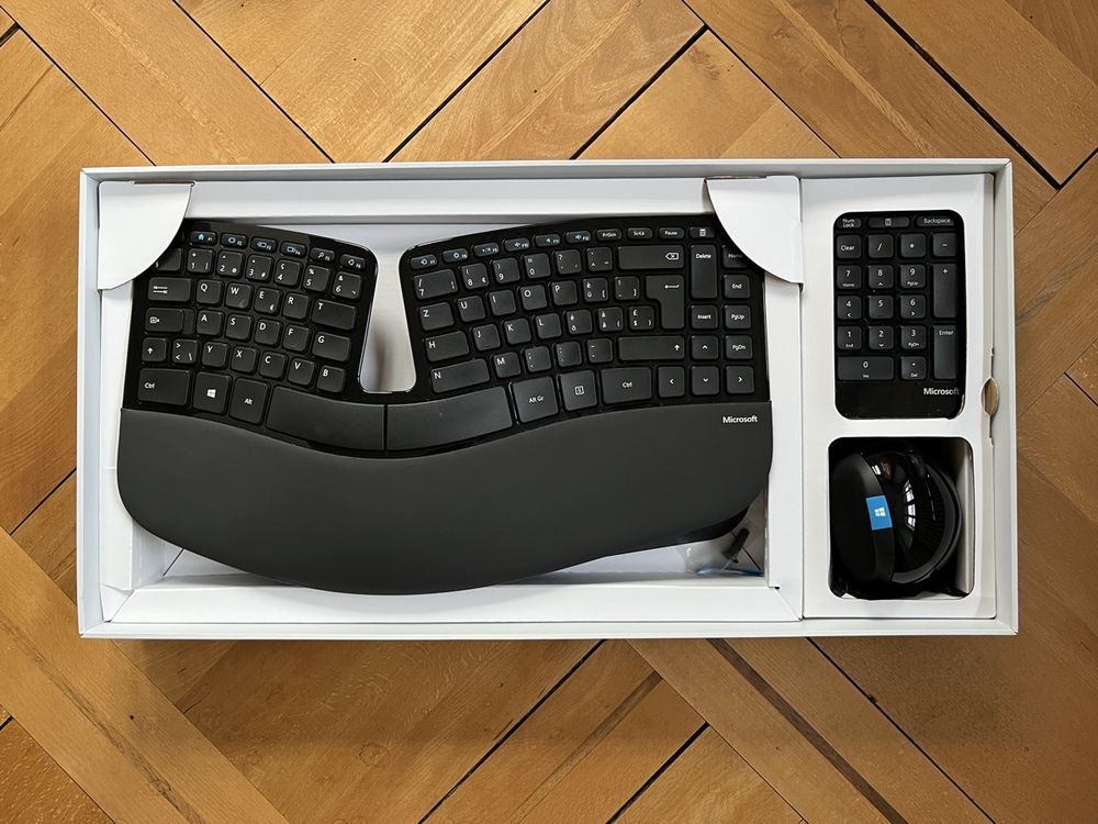Microsoft Sculpt Ergonomic / ergonomische Tastatur (Gebraucht) in ...