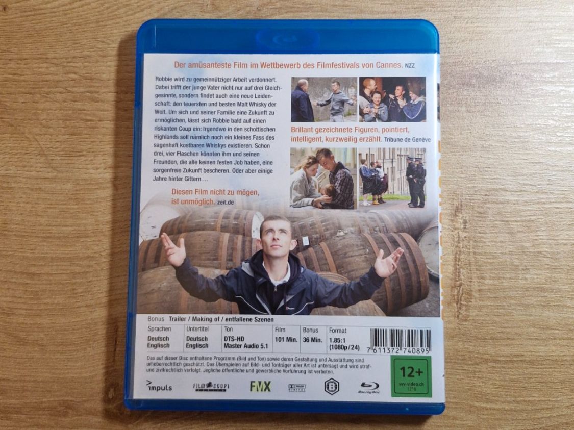 Tutti i DVDs: Angels' Share (2012) RAR Bluray – Usato da Pfungen venduto da Whitie 1