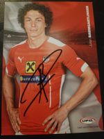 Julian Baumgartlinger- handsig.  ÖFB Autogrammkarte von 2016