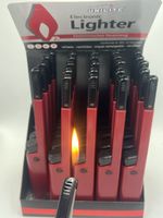 25stk. Neues elektronisches Feuerzeug Unilite, Rot - Top!🔥