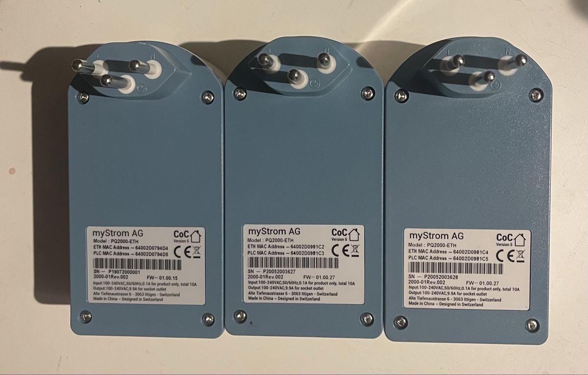 myStrom Unità & Adattatore: 3 My Strom Stecker – Usato da Wil SG venduto da WauWauBoutique 2