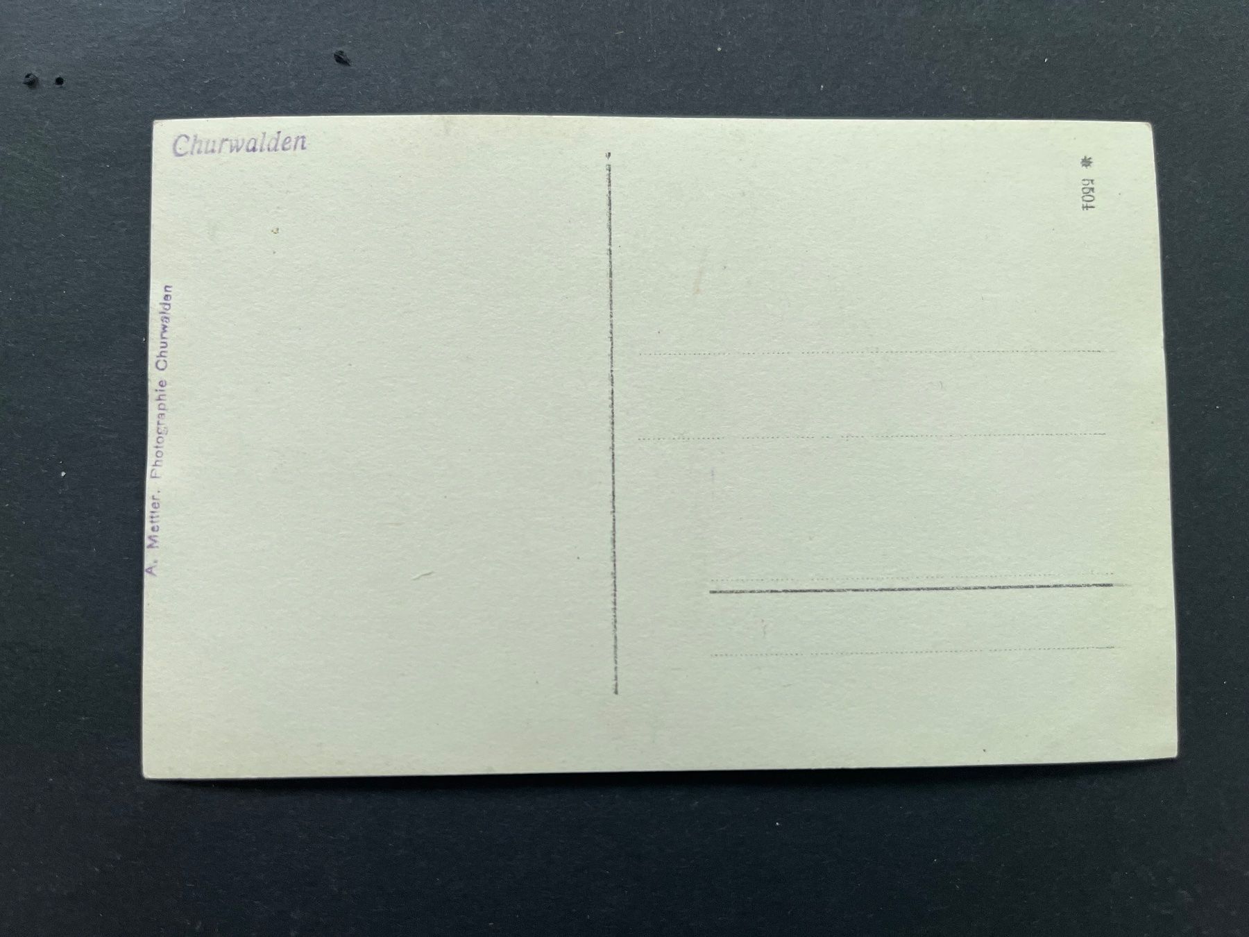 Cartoline postali: Churwalden/ ca. 1930 – Usato da Ostermundigen venduto da DaxKarten-75 1