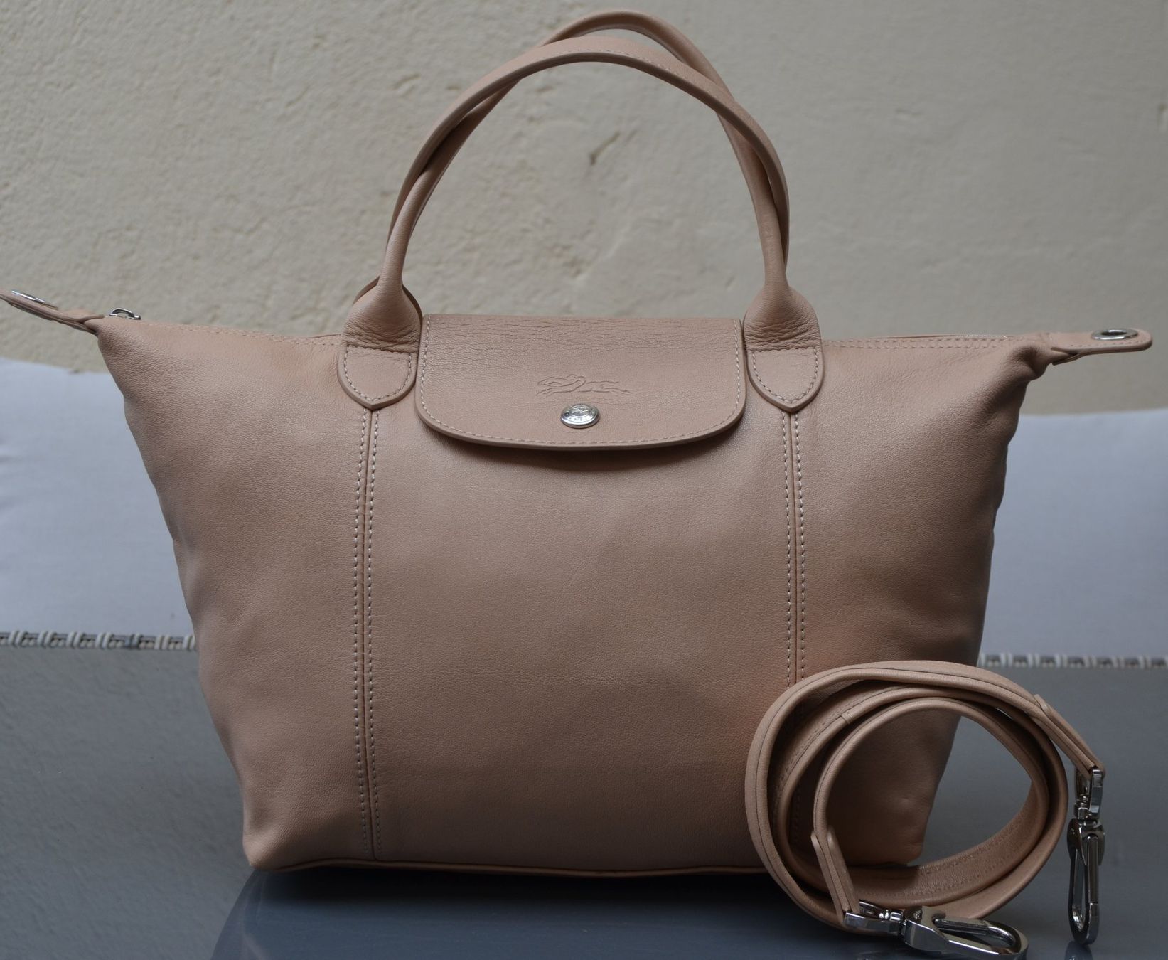 Longchamp Borse da donna: Tasche / Sac Longchamp Pliage M Leder / cuir – Usato da Collonges venduto da arashee