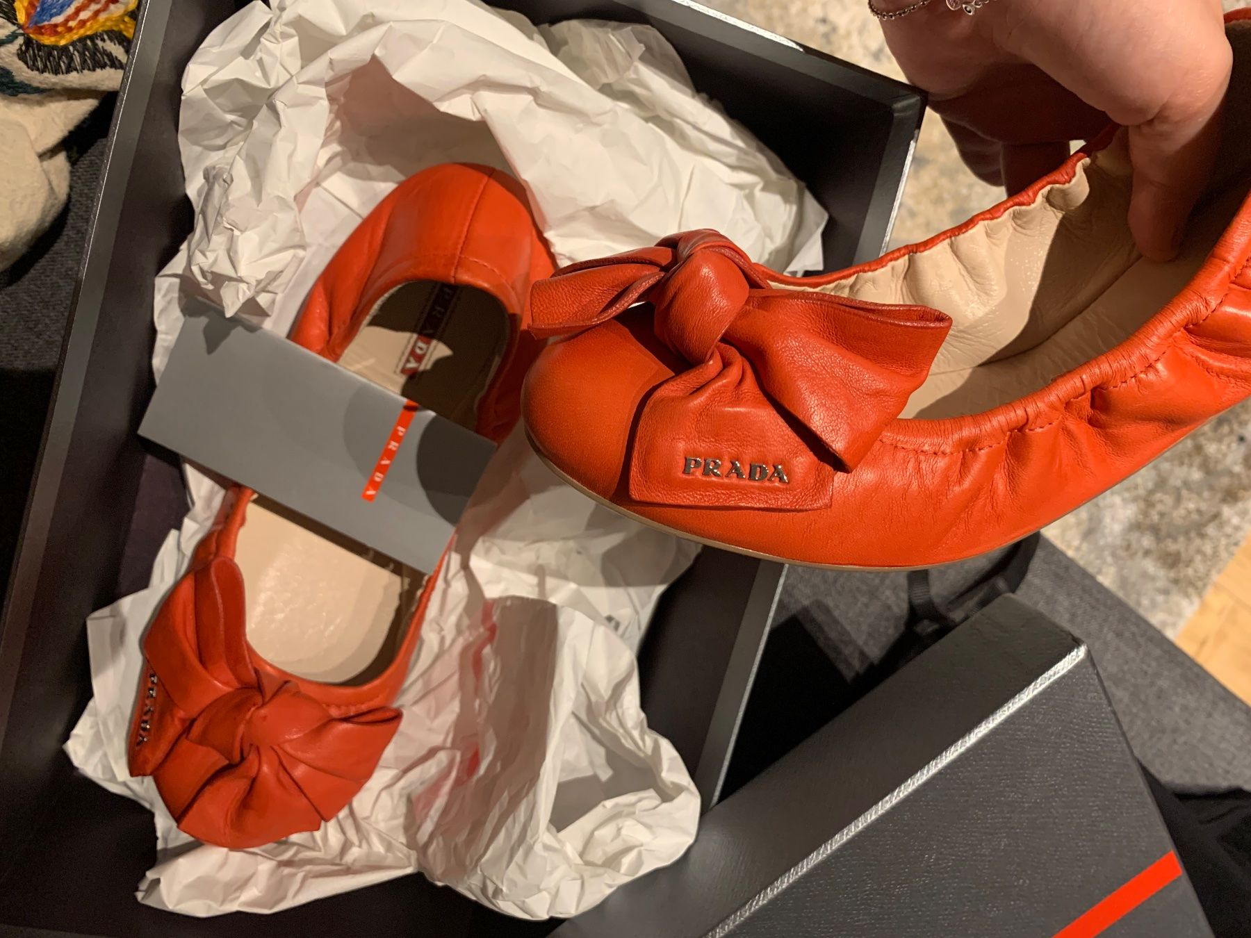 Prada Scarpe per ragazze: Ballerinas Prada – Nuovo e nell'imballaggio originale da Zell LU venduto da AliAli24 4