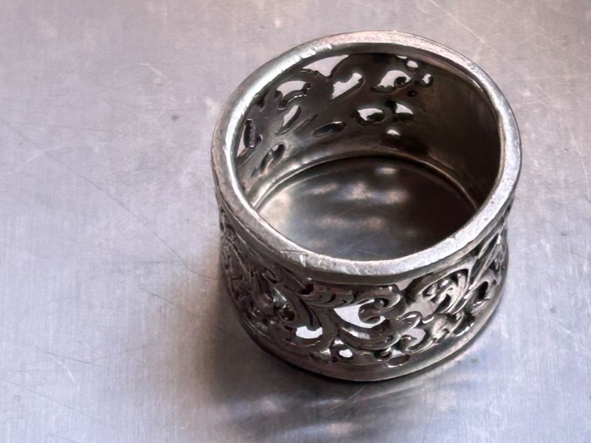 Anelli: Silberring 925, Gr.57, Vintage, Floral – Usato da Dittingen venduto da Bijoubelle 4