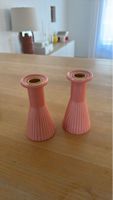 Kerzenhalter rosa 2er Set fast neuwertig