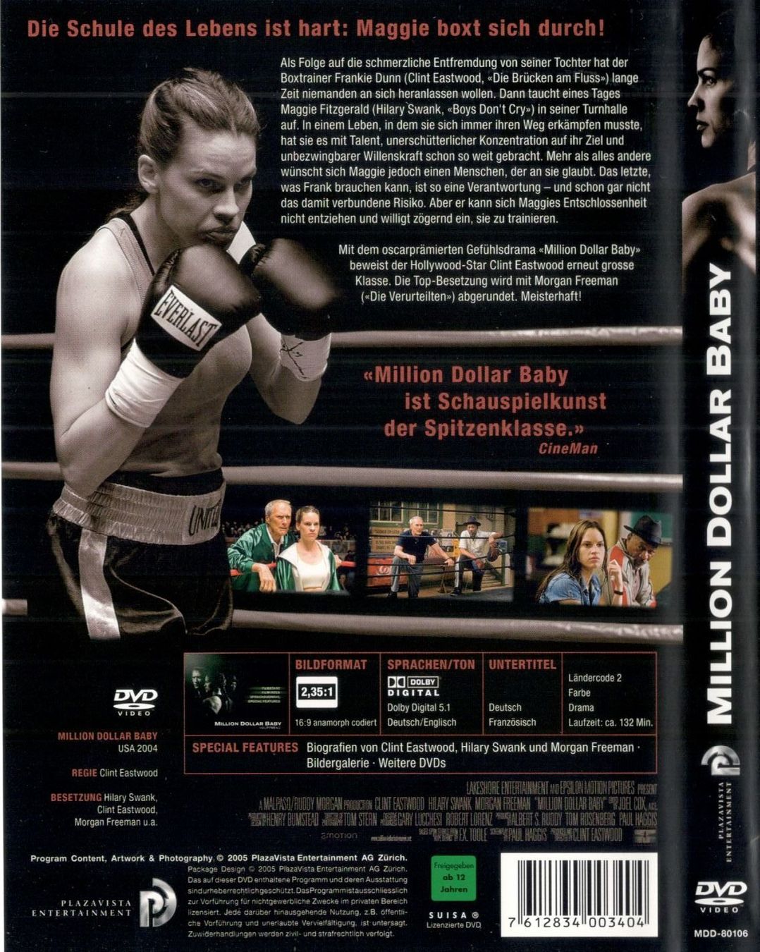 Tutti i DVDs: Million Dollar Baby DVD – Usato da St. Margarethen TG venduto da Smiley-Face 1