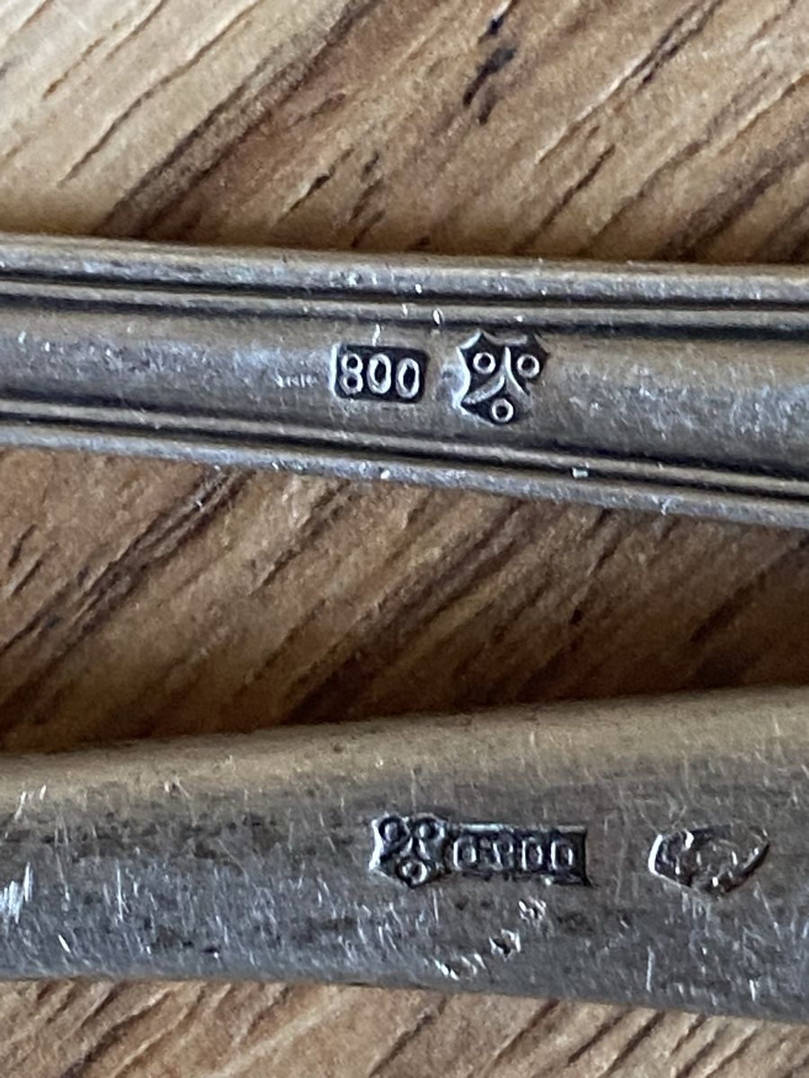 Cuillères: 2 Löffel 800 Silber – D'occasion à Thörishaus par luc_nsv9 1