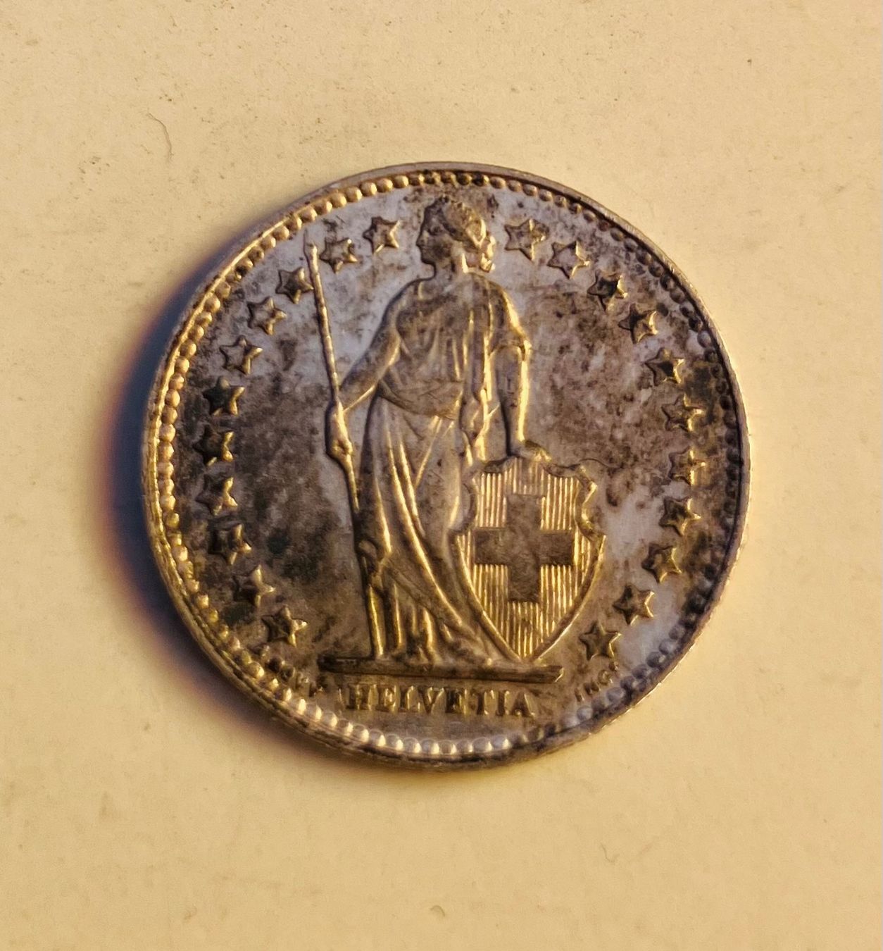Tutti le monete: Pièce de 1/2 Francs Suisse – Usato da Genève venduto da guyjost 1