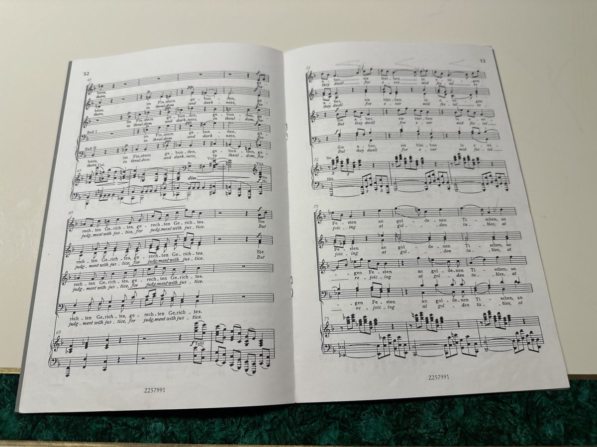 Bücher: Brahms Gesang der Parzen Op. 89 Noten – Gebraucht aus Wald ZH von Martin79 3