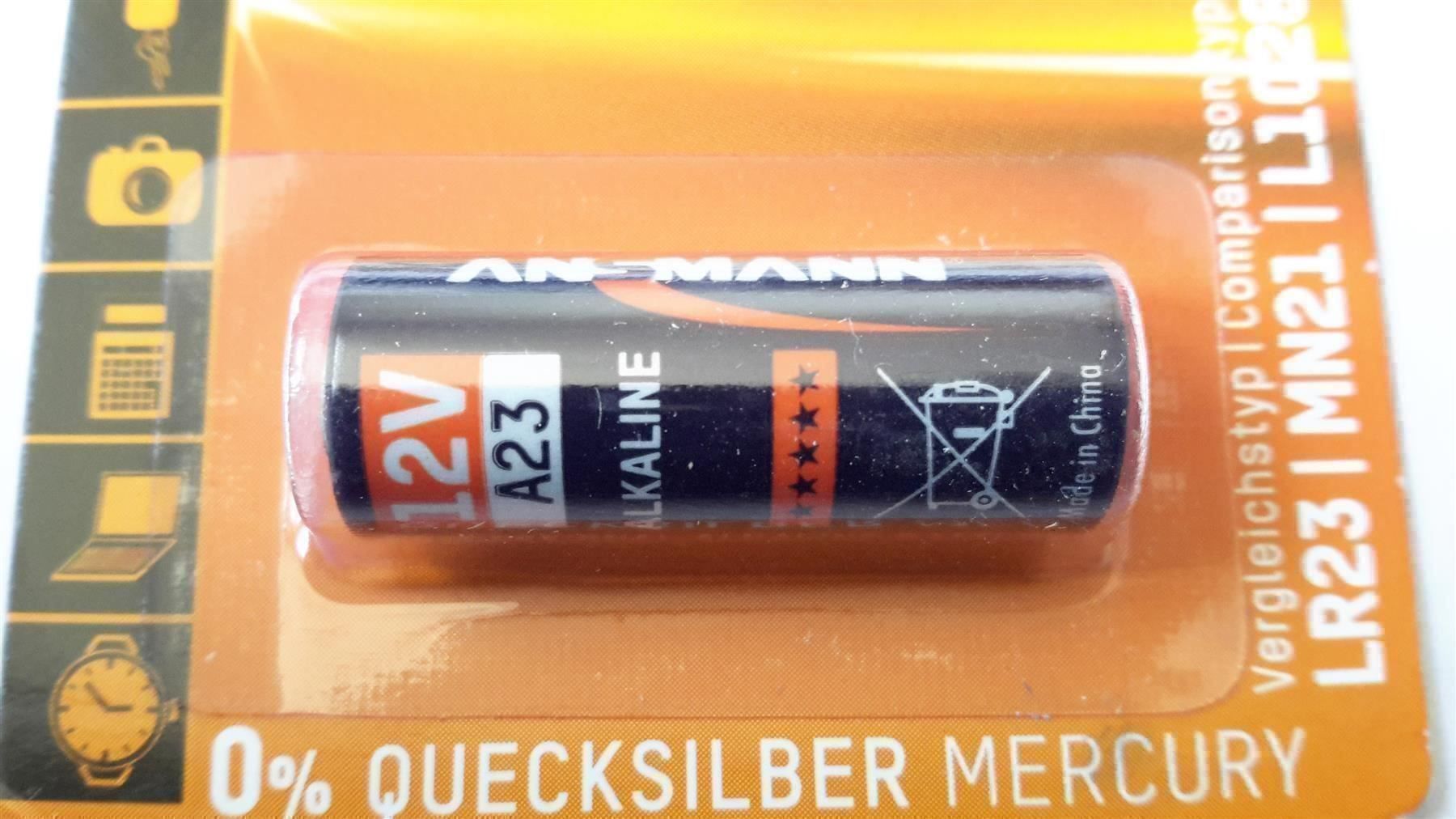 Caricatori & Batterie: Batterie Alkaline A23/LR23, 12V, ANSMANN – Nuovo e nell'imballaggio originale da St. Gallen venduto da cointec 3