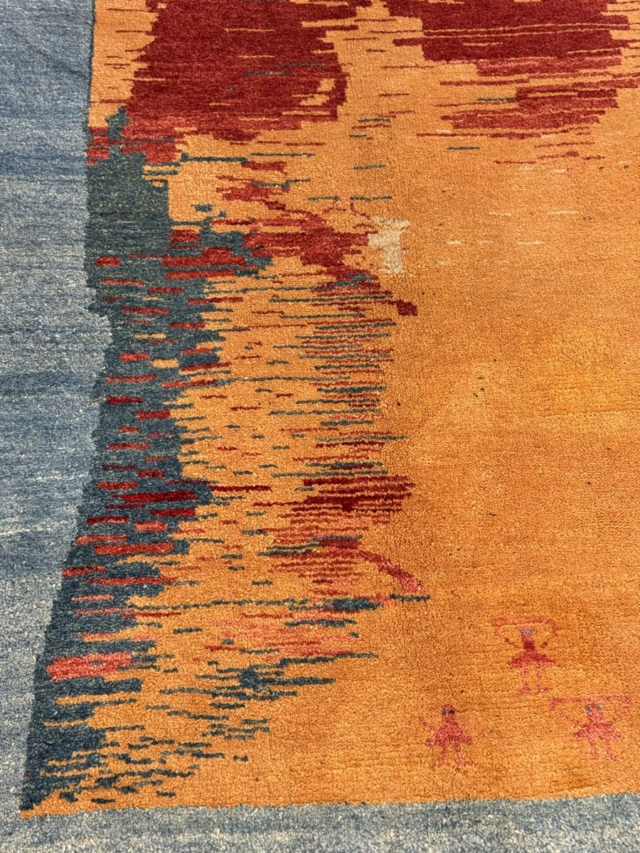 Tapis: Gabbeh Orange/Blau – D'occasion à Liestal par galerie_nategh 2