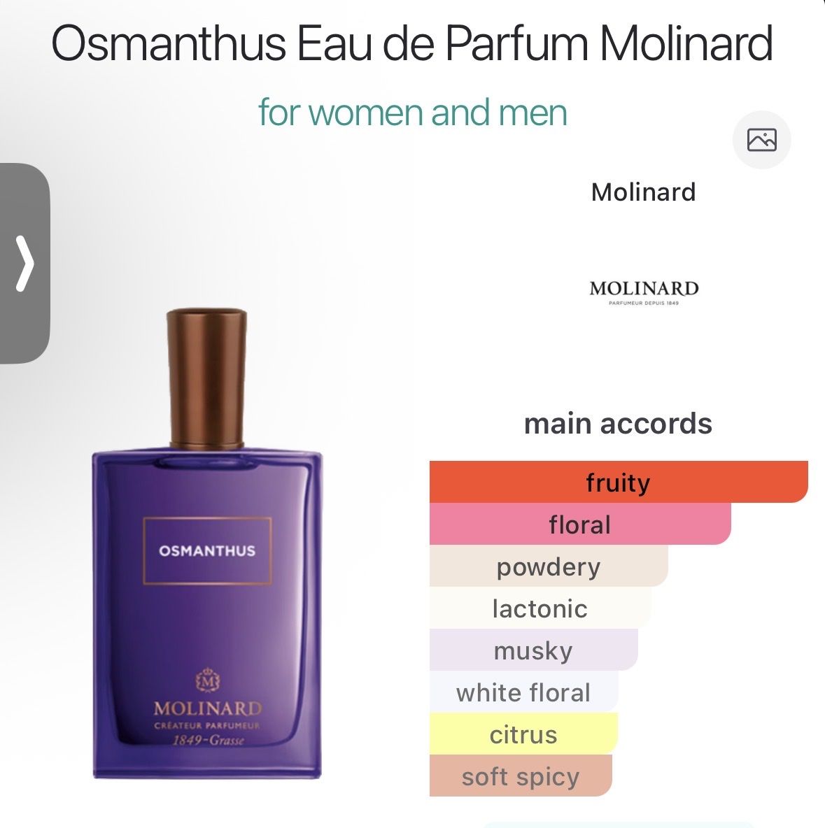 Parfums & Eau de Toilette: Osmantus Eau de Parfum Molinard 75ml – D'occasion à Zürich par Thetimtam 5