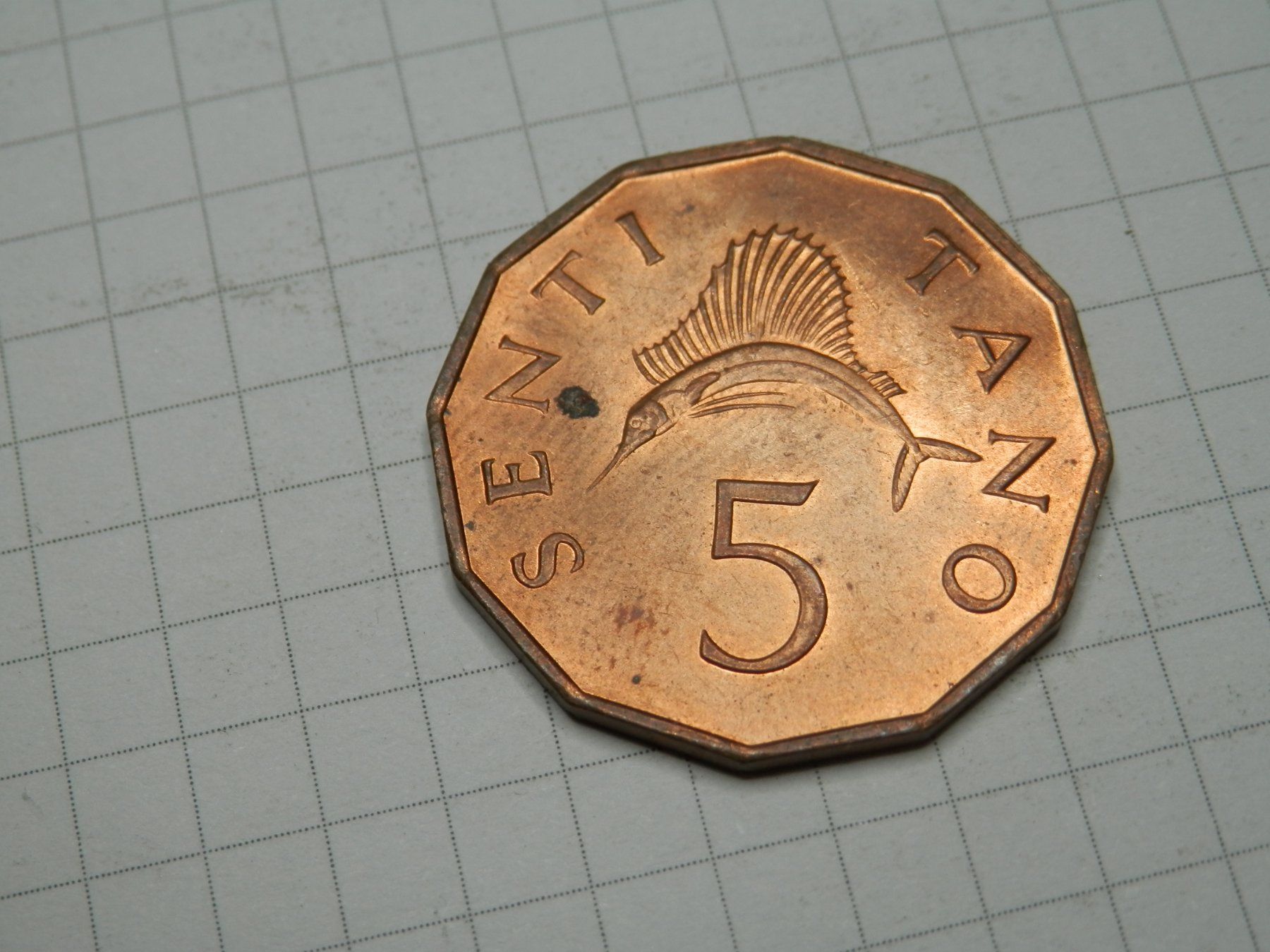 Tutti le monete: Tansania 5 Cent, 1979 sehr schön – Usato da Weiach venduto da weiach81