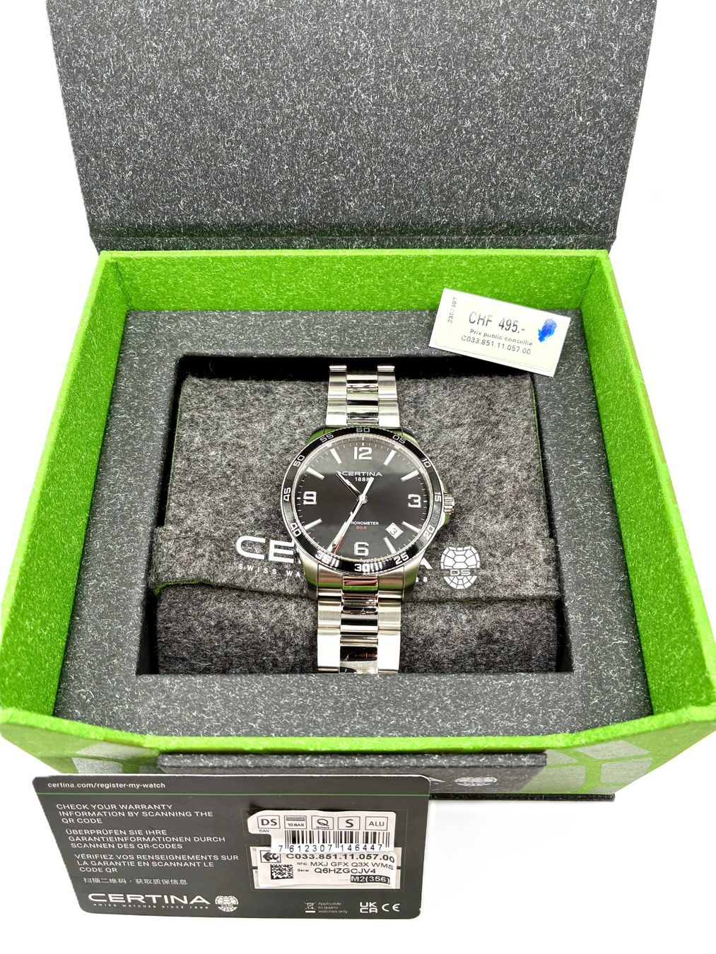 Certina Montres: Certina DS-8 Chronometer 41,5mm – D'occasion à Zürich par uhrzeitschweiz 7