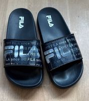 Badeschlappen Gr 36 FILA schwarz 