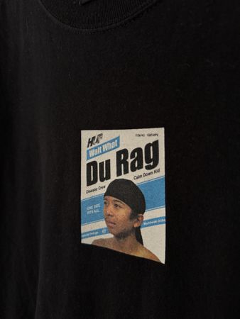 HUF T-Shirt "Du Rag", Schwarzes Grösse S - Top Zustand!