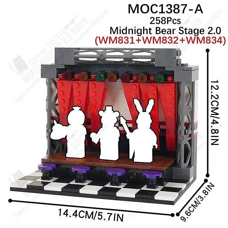 Lego Giocattoli: Five Nights at Freddy?s "Midnight Bear Stage" – Nuovo e nell'imballaggio originale da Othmarsingen venduto da Kamoff 3