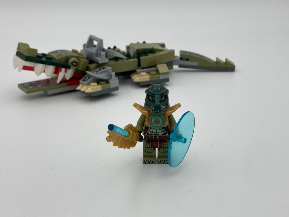 Lego Jouets: Lego Chima 4 berittene Tiere(Wolf, Gorilla, Adler, Krokodil) – D'occasion à Obersteckholz par Uhren_Haendler 6