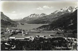 AK Maloja Palace Hotel, gelaufen 1931