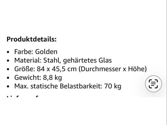 Tavoli: Toller runder Couchtisch table de salon élégante – Usato da Basel venduto da Eaudormante 4