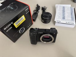 Sony α6300 Gehäuse + Kit-Objektiv 16–50 mm OSS — APS-C