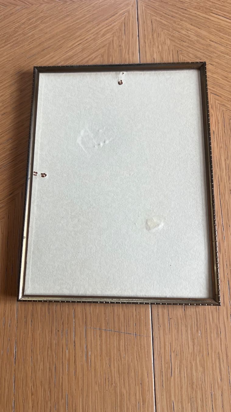 Bilderrahmen: Antiker Bilderrahmen, Metallrahmen, Vintage – Gebraucht aus Schübelbach von Dolly990_2