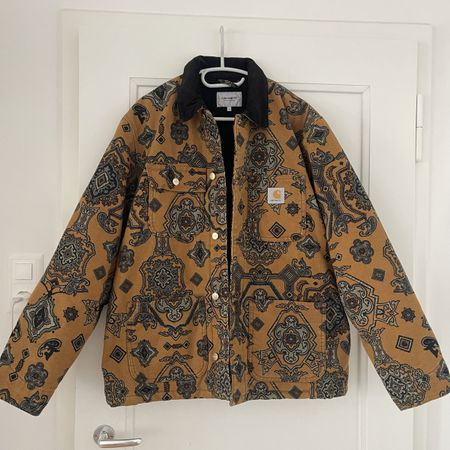 Carhartt WIP Michigan Jacke – Paisley-Muster – Größe L