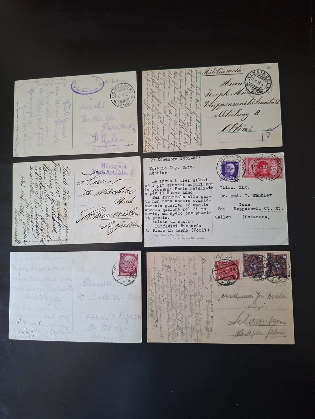 Cartoline postali: Alte Ansichtskarten, 6 Stück verschiedene Orte – Usato da Wetzikon ZH venduto da dom_bm6c 1