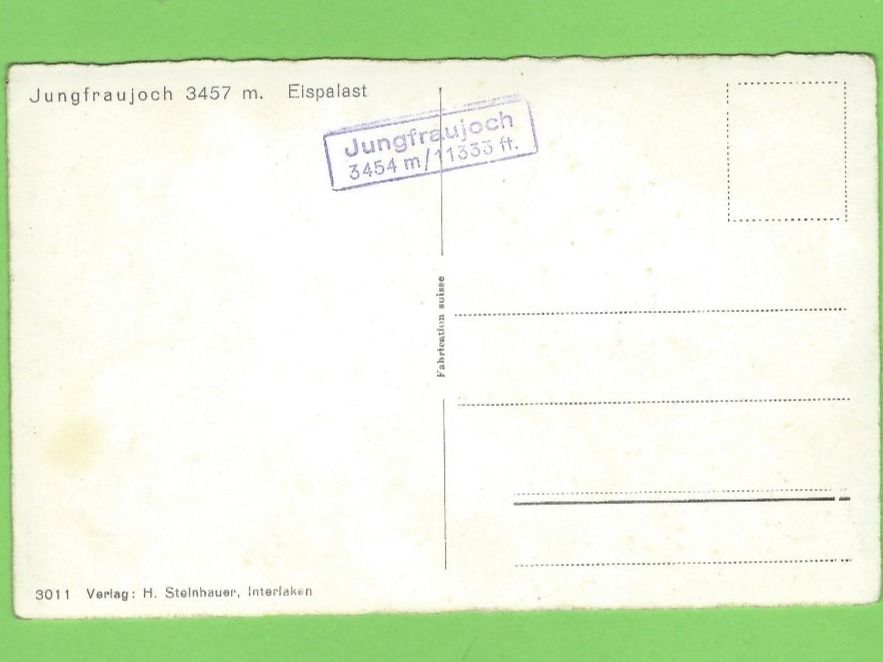 Cartoline postali: Jungfraujoch  Eispalast – Nuovo (secondo la descrizione) da Zürich venduto da t24_de 1
