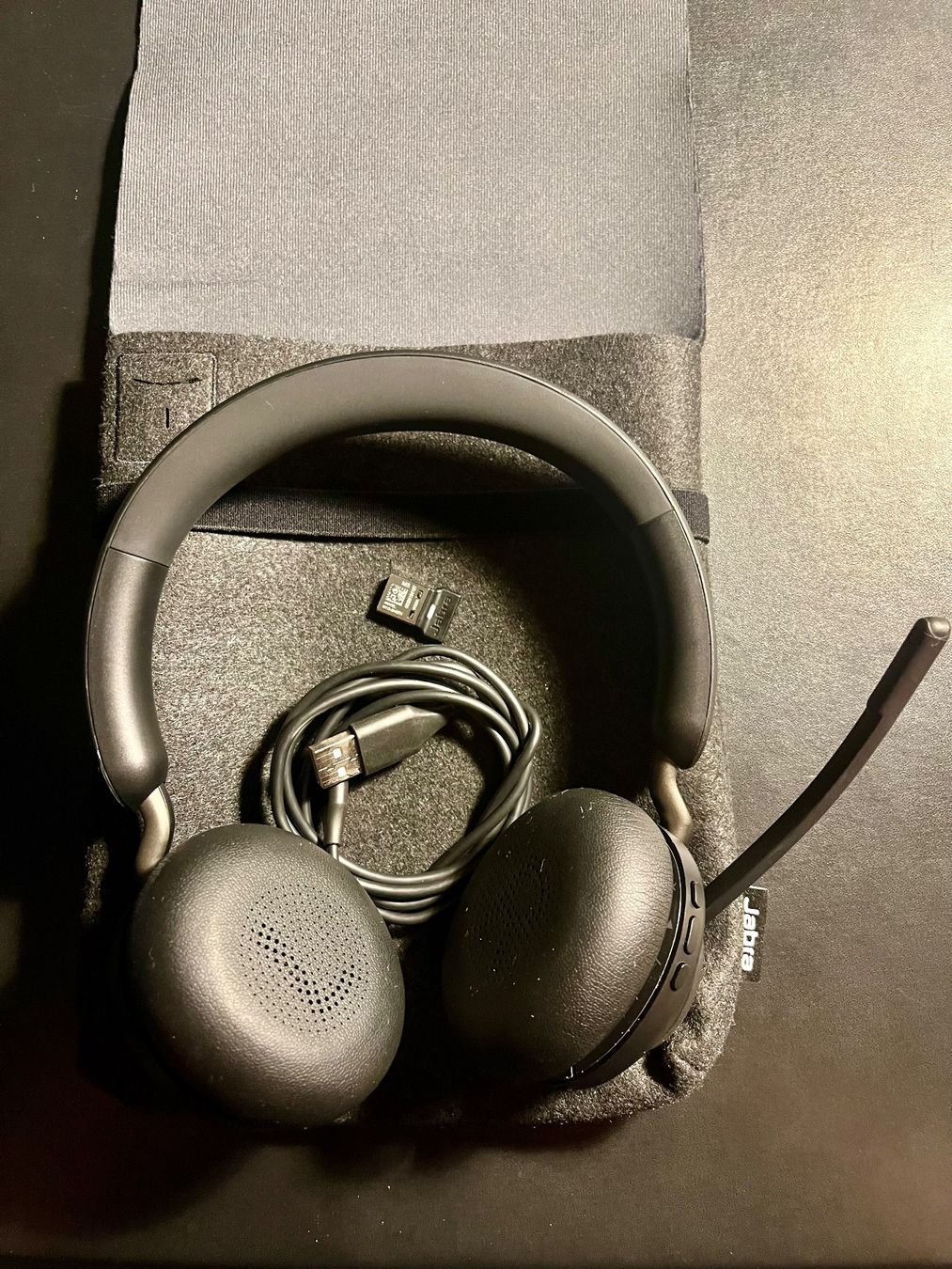 Jabra Cuffie: Jabra Wireless Headset mit USB-Dongle & Tasche – Usato da Rotkreuz venduto da rom_5nyh