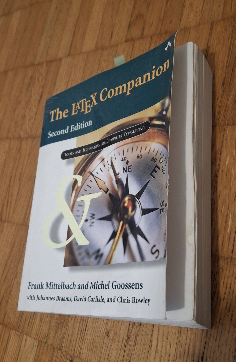 Libri: The LaTeX Companion Second Edition – Difettoso da Massagno venduto da mar_k9xb 5